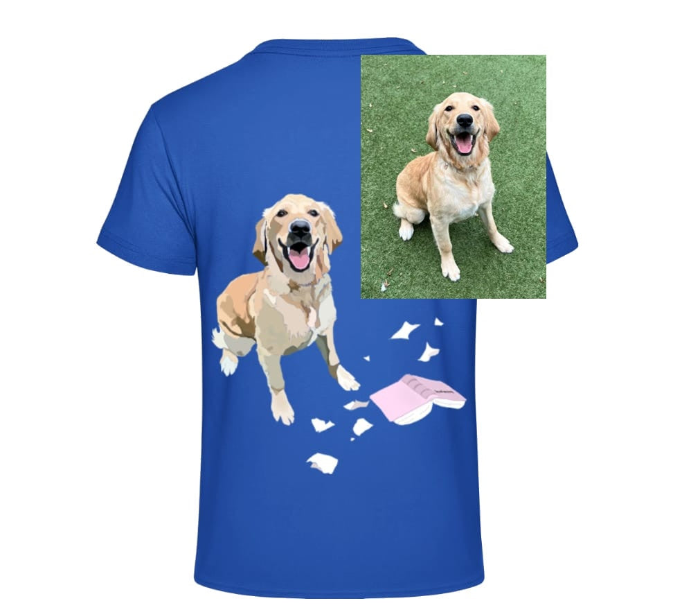 Fauntain™ Men T-shirt , Uniek design, net als jouw huisdier! 🐾