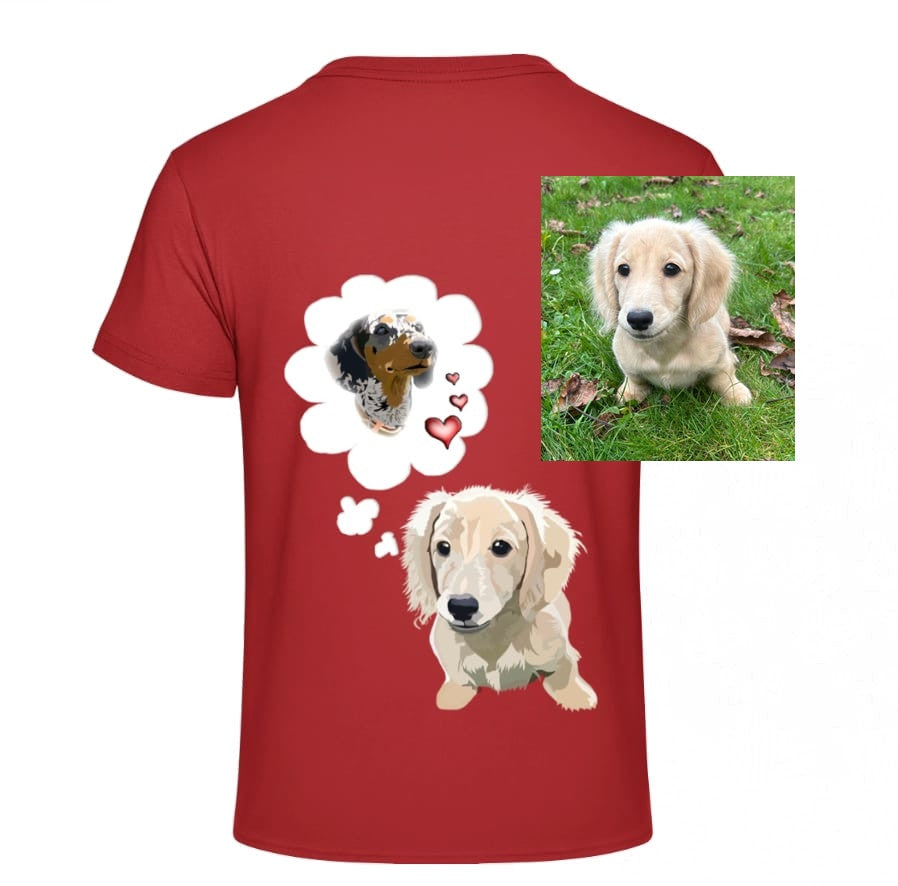 Fauntain™ Men T-shirt , Uniek design, net als jouw huisdier! 🐾